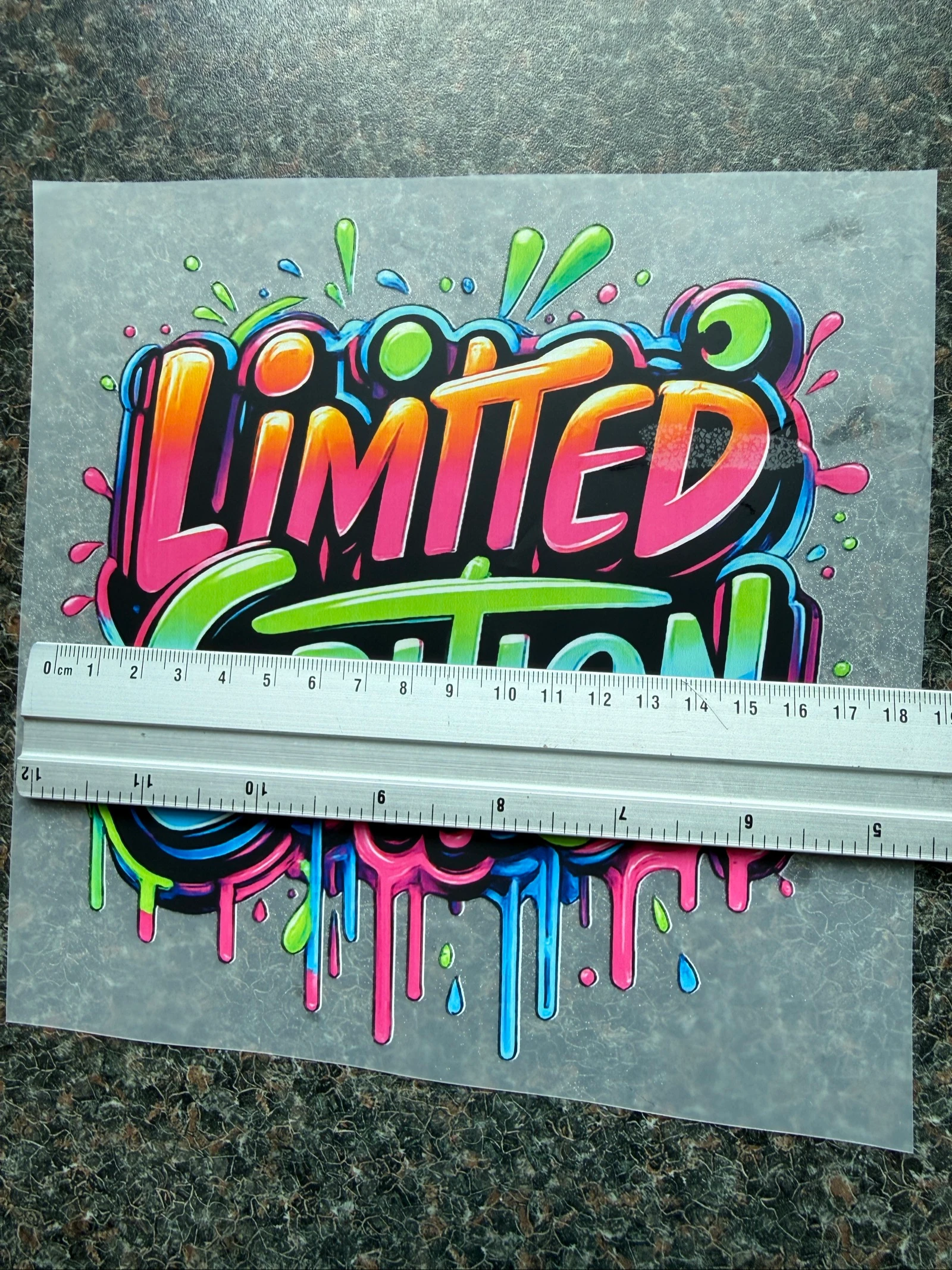 Limited Edition DTF Transfer - Colorful Appliqué – photo 2